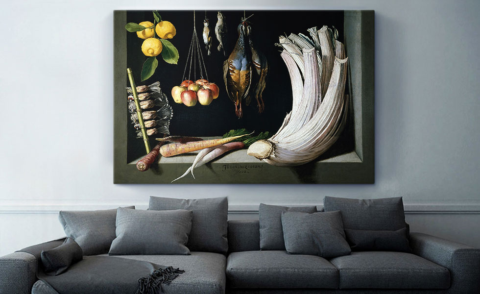 Still Life with Game Fowl Vegetables and Fruits