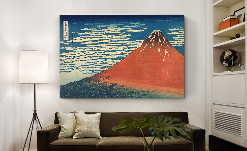 Fine Wind, Clear Weather - Red Fuji 1831