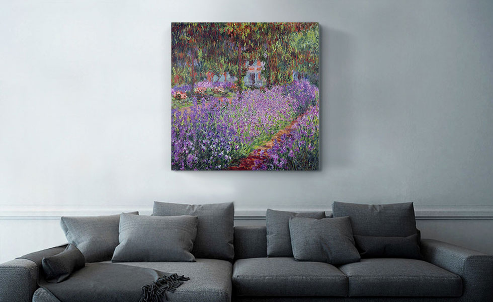 Irises In Monet's Garden
