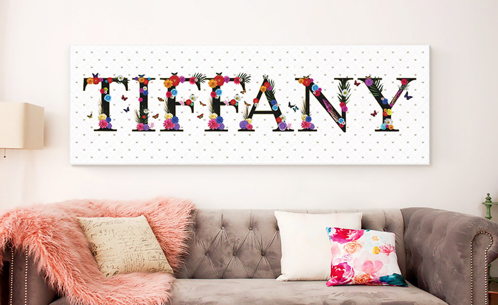TIFFANY Girls Name Room Decor