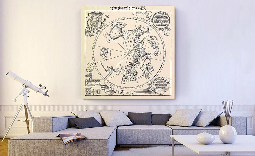 The Celestial Globe-Southern Hemisphere 1515